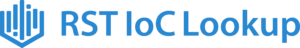RST IoC Lookup logo main blue